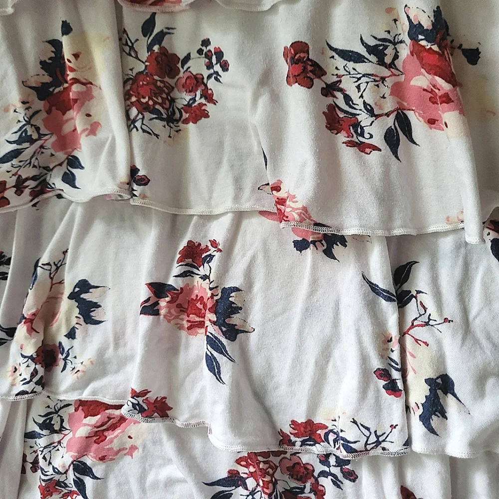 Spaghetti Strap Ruffle Top - Picture 2 of 3